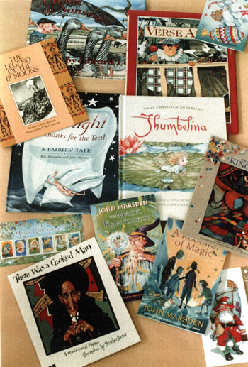 Group of books